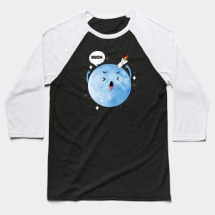 Crash on the Moon Baseball T-Shirt